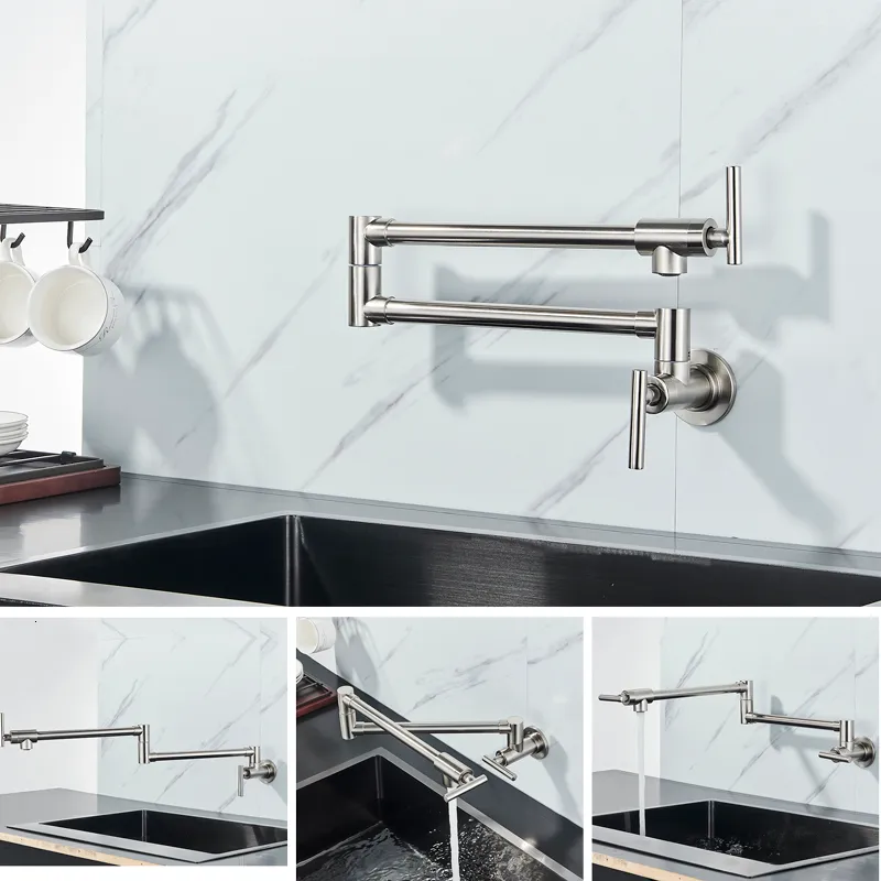 激安公式 オンライン ショップ キッチン蛇口holvifety Orb ブラッシング クロム ゴールドシングル冷水蛇口の壁掛けワンホールの回転torneira 509s 免税 価格 Dhecoenergias Es