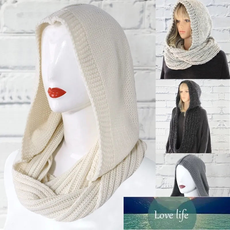 Chal Con Mangas De Punto Para Mujer - Envoltura De Bufanda Gruesa De Invierno, Talla Única, Color Gris Claro