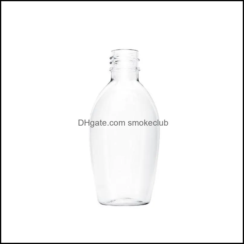50ml Hand Sanitizer Bottle Empty Hand Wash Bottles PET Plastic Bottle For Disinfectant With Flip Cap Green White