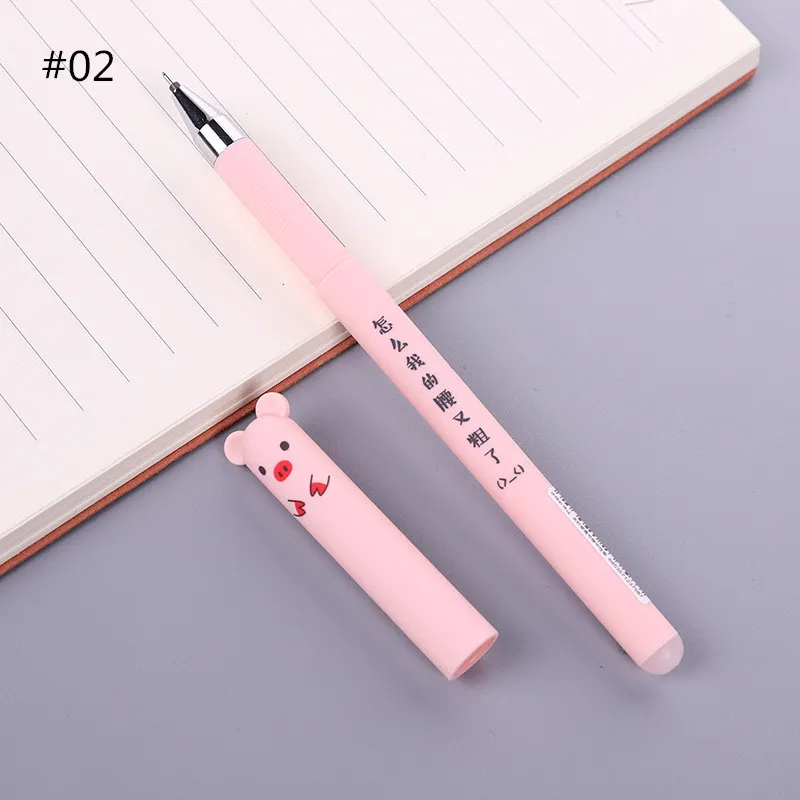 Penna gel cancellabile Legami con animale decorativo / Confezione da 3 ricariche colori assortiti / Design - Italia