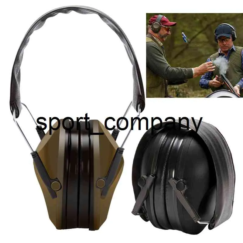 Składany Anti-Hałasowy Tactical Słuchawki Earmuffs Fotografowanie Ochrona łowieckiego Słuchawki słuchu na sporty na świeżym powietrzu