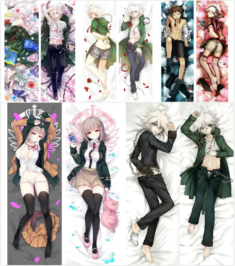 Pillow Case Japanese Anime Naegi Makoto Nagito Komaeda Super