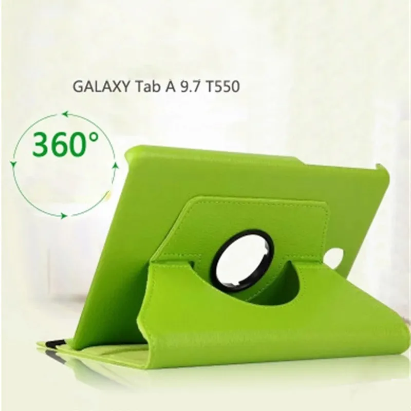 Universal 360 Rotating Flip PU Läder Stand Case Cover i 7 tum / 8 tum / 10 tum tabletter PC iPad Samsung Tablet