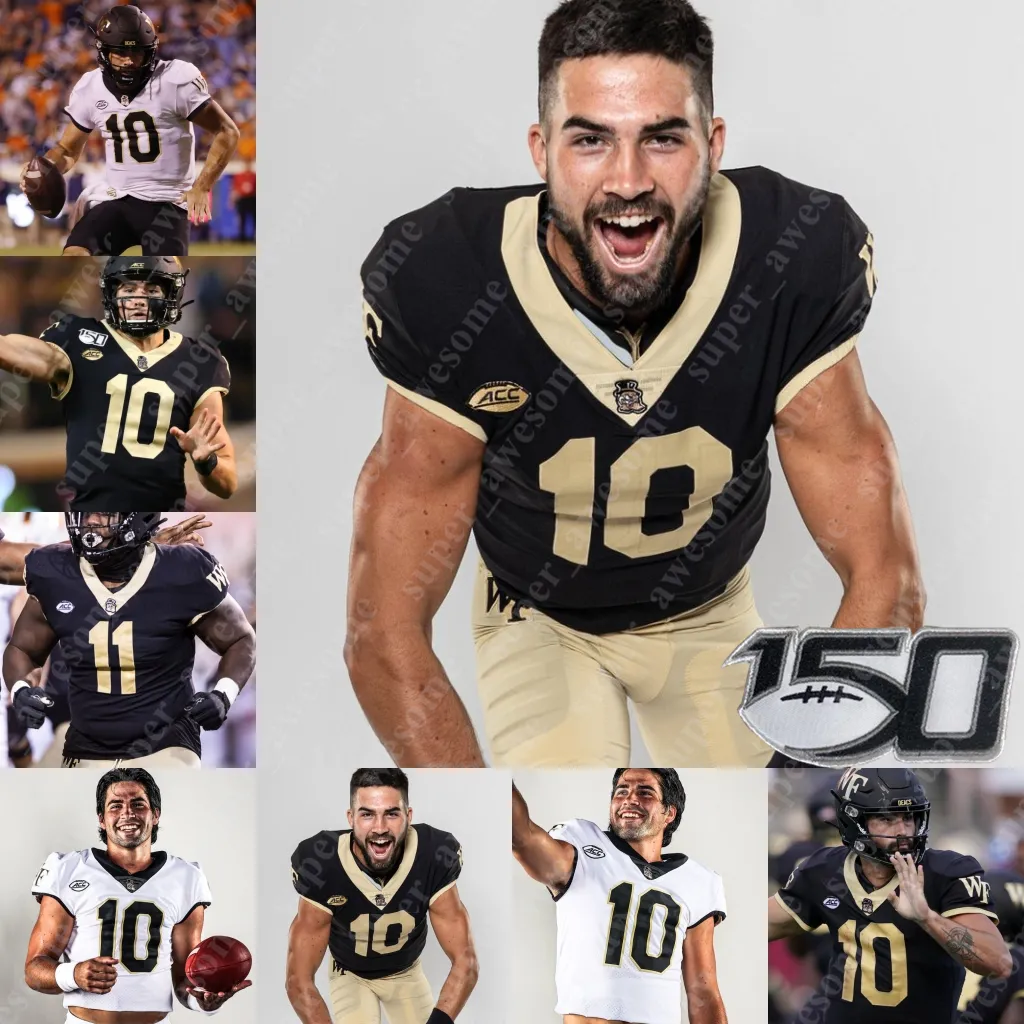 Maillot de football Wake Forest, Quinton Cooley, Ke'Shawn Williams, Donald Stewart, Blake Whiteheart, Jahmal Banks, DJ Taylor, Coby Davis, Evan Slocum, Caelen, Carson, Miles Fox