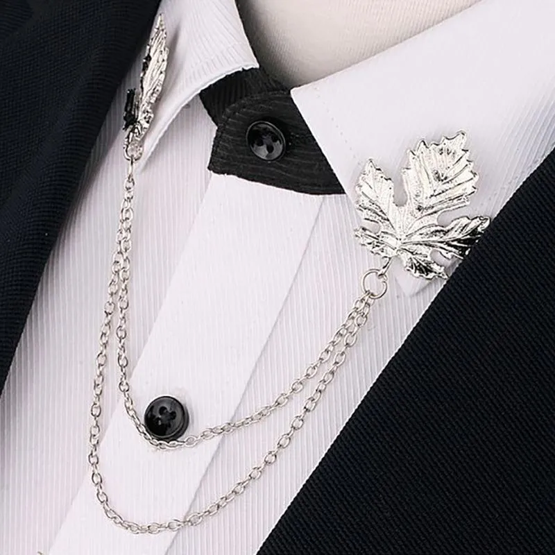 Pins, Brooches Tassel Chain Brooch Men Suit Shirt Collar Retro Women Lapel  Pin Graduation Wedding Dress Up Neckware Party Jewelry Acc From Tylawson,  $3.35 | Dhgate.Com