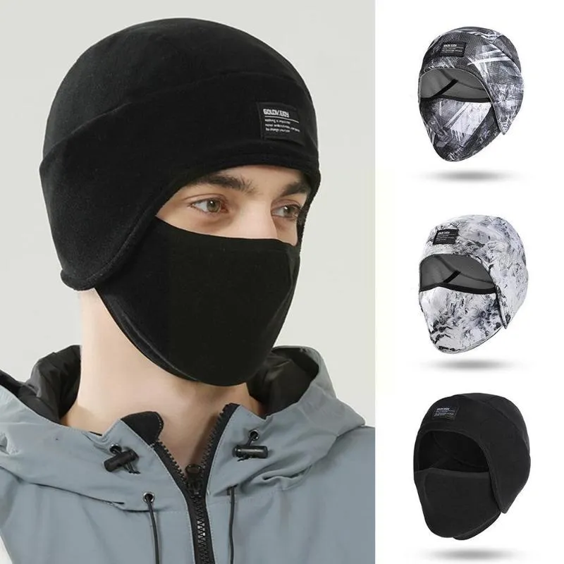 Thermal mask Full Face Cover Mask Three 3 Hole Warm Balaclava Knit Hat Winter Stretch Snow Windproof mask Thermal Ski Mask Warm Face Masks for Motorcycle Cycling Skiing & Winter Sports 