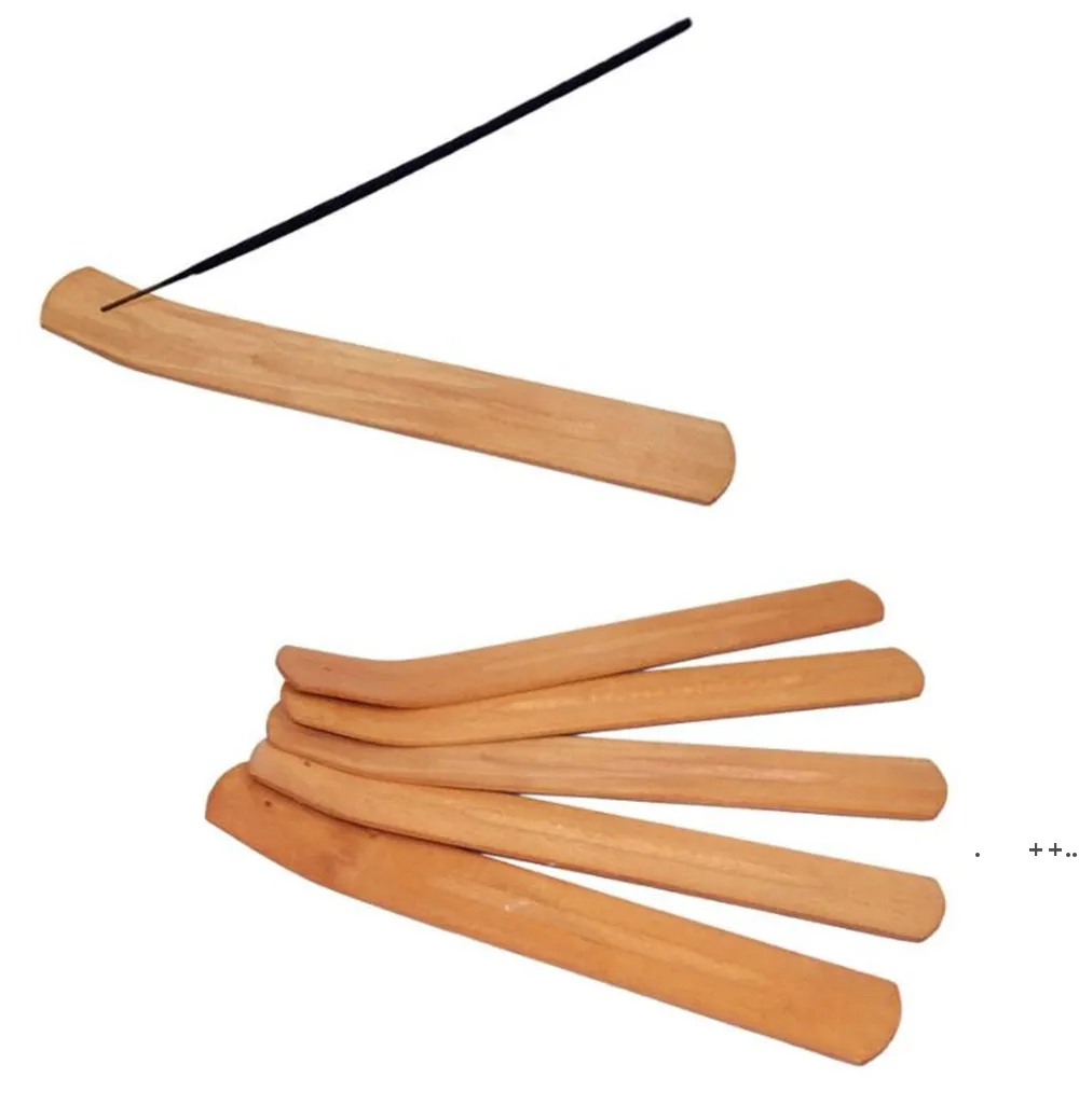 Wholesale Wood Incense Sticks Holder Incenses Burner Ash Catcher, 9.1Inches Long Home Office Teahouse RRB11578