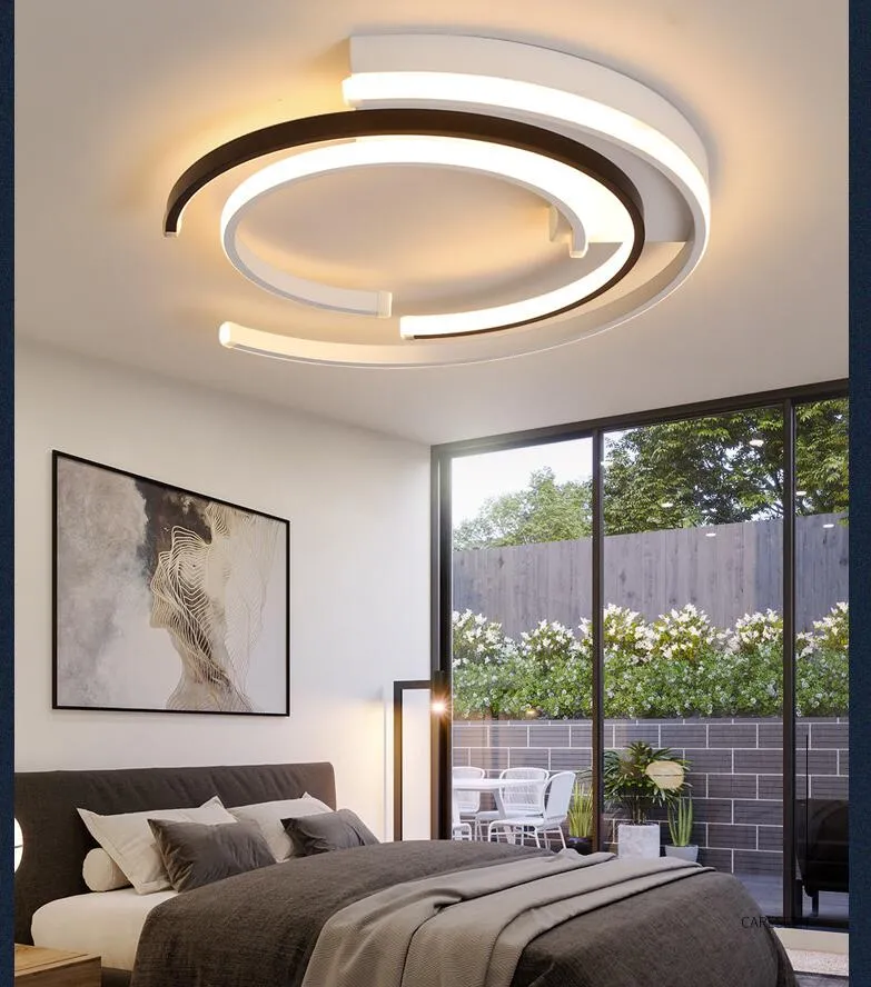 Bedroom ceiling light personalized creative household lamps modern simple fashion Nordic book room warm romantic round
