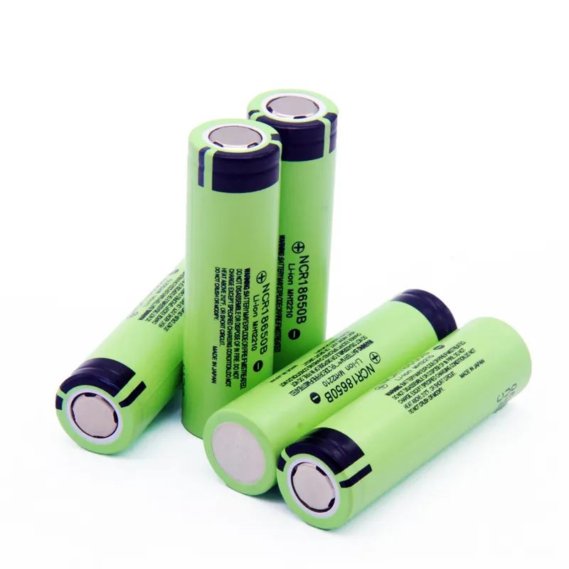 (Door lucht) Groothandel Liitokala NCR18650B 3400 MAH 18650 BATTERING 3.7V 3400 MAH Lithium Batterij Li-on Cel Flat Top Relateerbare batterijen