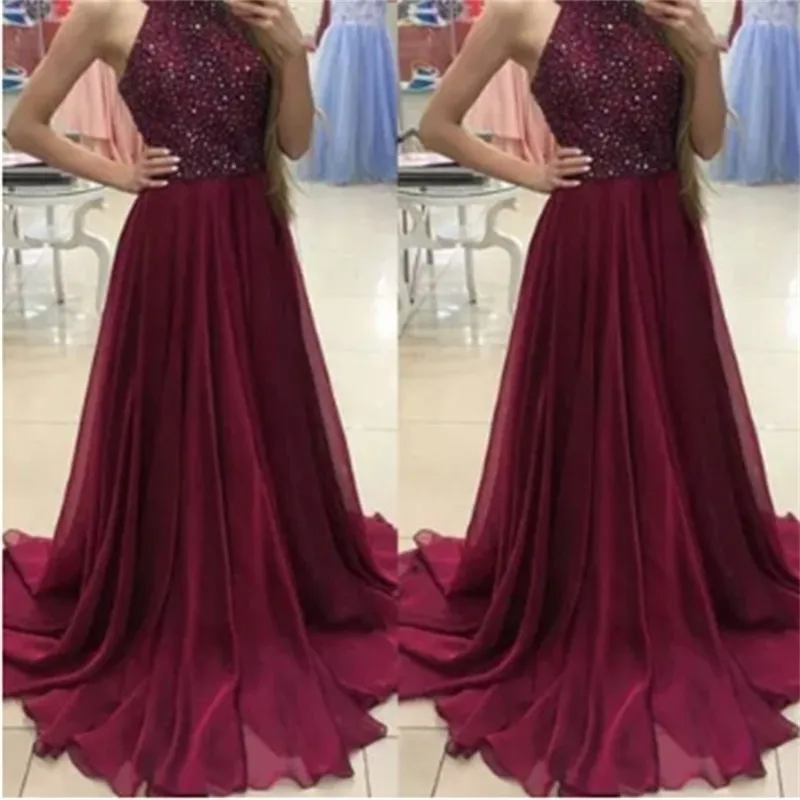 Women Dress Fashion Sexy Ladies Sleeveless Lace Long Bodycon Formal Wedding Ball Gown Party Sequin Maxi Summer Clothing 210522