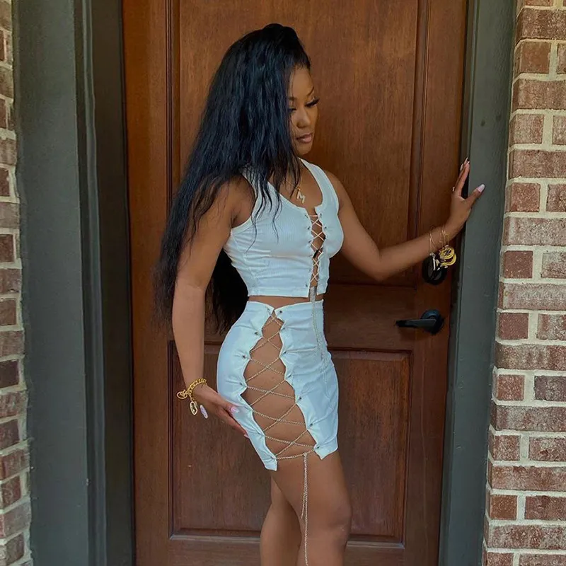 Lace best sale up outfits