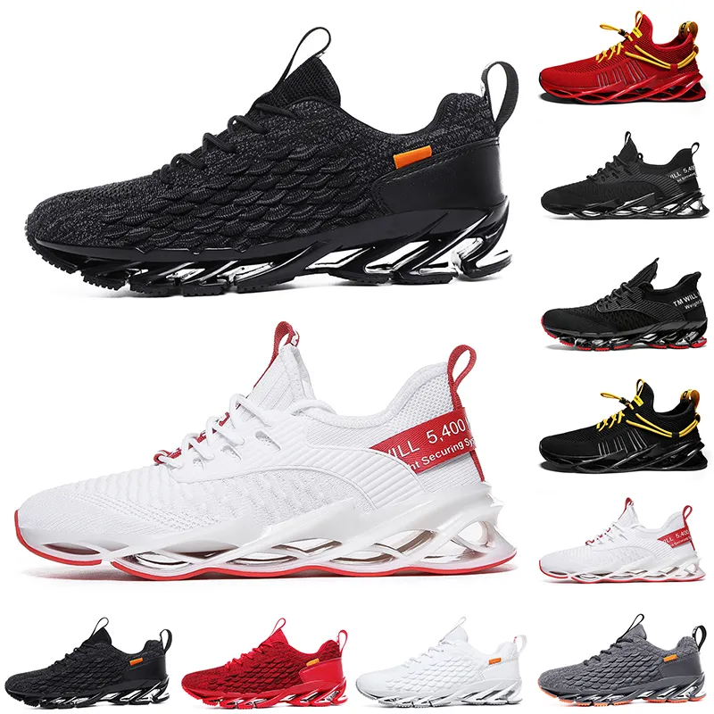 God av icke-varumärken män Kvinnor Running Shoes Blad Slip On Triple Black White All Red Grey Terracotta Warriors Mens Gym Trainers Outdoor Sports Sneakers Storlek 39-46