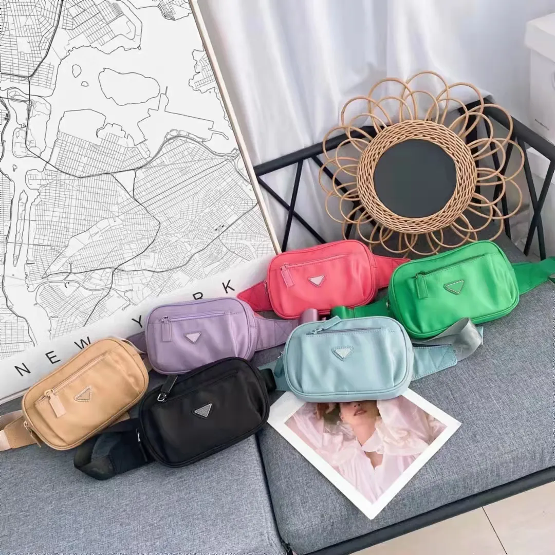 2023 Sac de haute qualité P Fanny pack Sacs à main pour hommes et femmes Designer luxe Side-body Nylon sac fourre-tout Poche à bandoulière Porte-monnaie prad