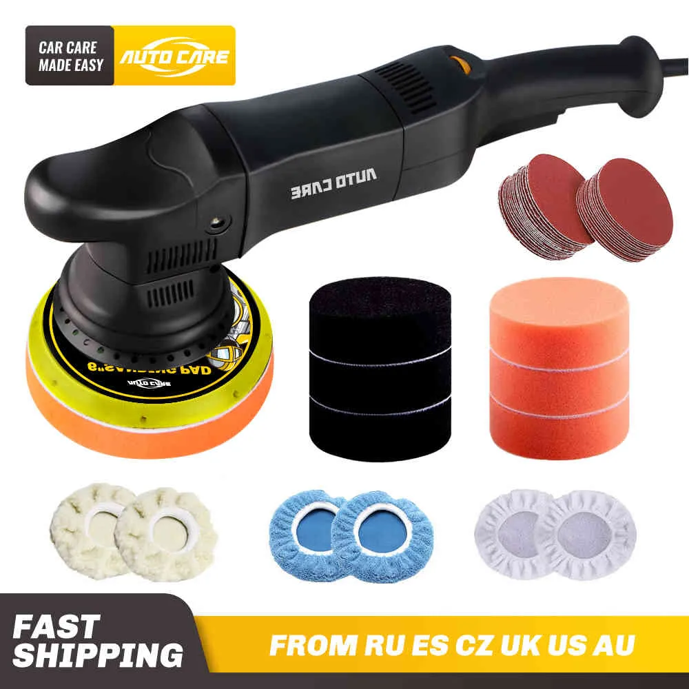 700W Dual Action Car Polisher - 21mm Random Orbital Buffer, Variable ...