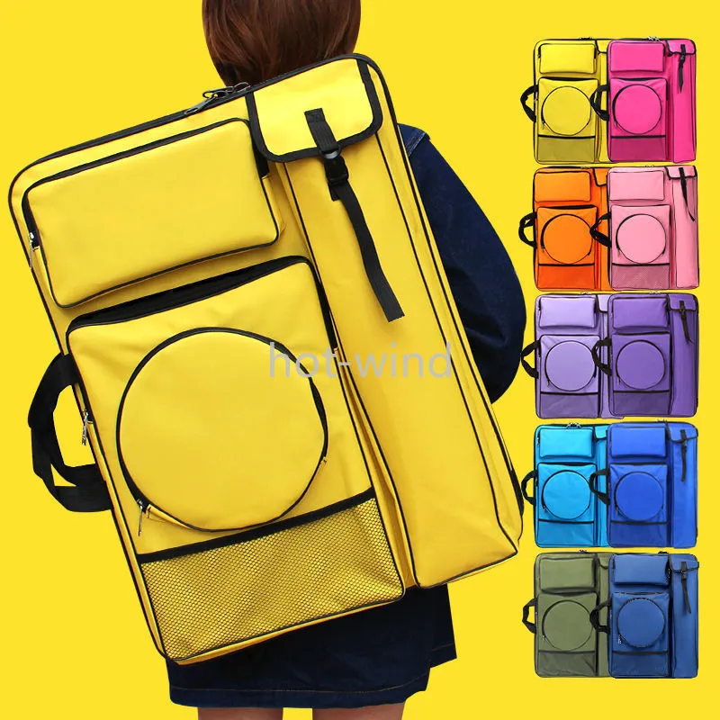 Art Portfolio Case A3 Artist Drawing Board Bag Waterproof Art Carrying Bag  Portable Sketch Pad Storage Bag Artist Folder Case Tote Bag Shoulder Bag on  OnBuy