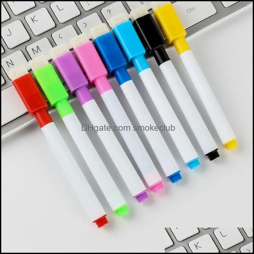 Inne Długopisy Pisanie Materiały Office School Business Industrial Colorf Black Classroom Whiteboard Pen Suche White Board Markery Zbudowane w Erase