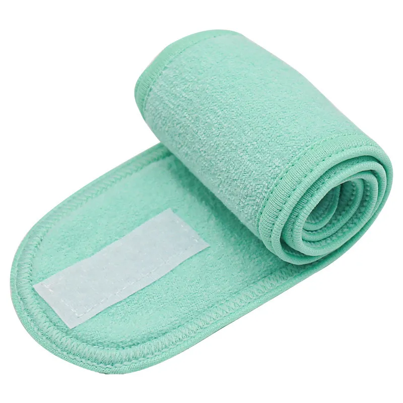 Double-sided terry cloth Headband face wash and makeup remover female sports yoga sweat anti-slip running headscarf hair accessories