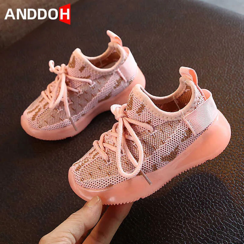 Rozmiar 21-30 Lekkie buty Casualowe dla dziewcząt chłopców odporne na noszenie trampki Dziecko antypoślizgowe Sneakers Baby Oddychające Maluch Buty G1025