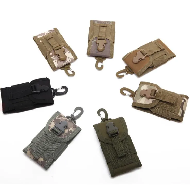 Tactique Molle EDC Mini sac suspendu en Nylon étanche taille Camping en plein air escalade Pack téléphone militaire ceinture sac à dos