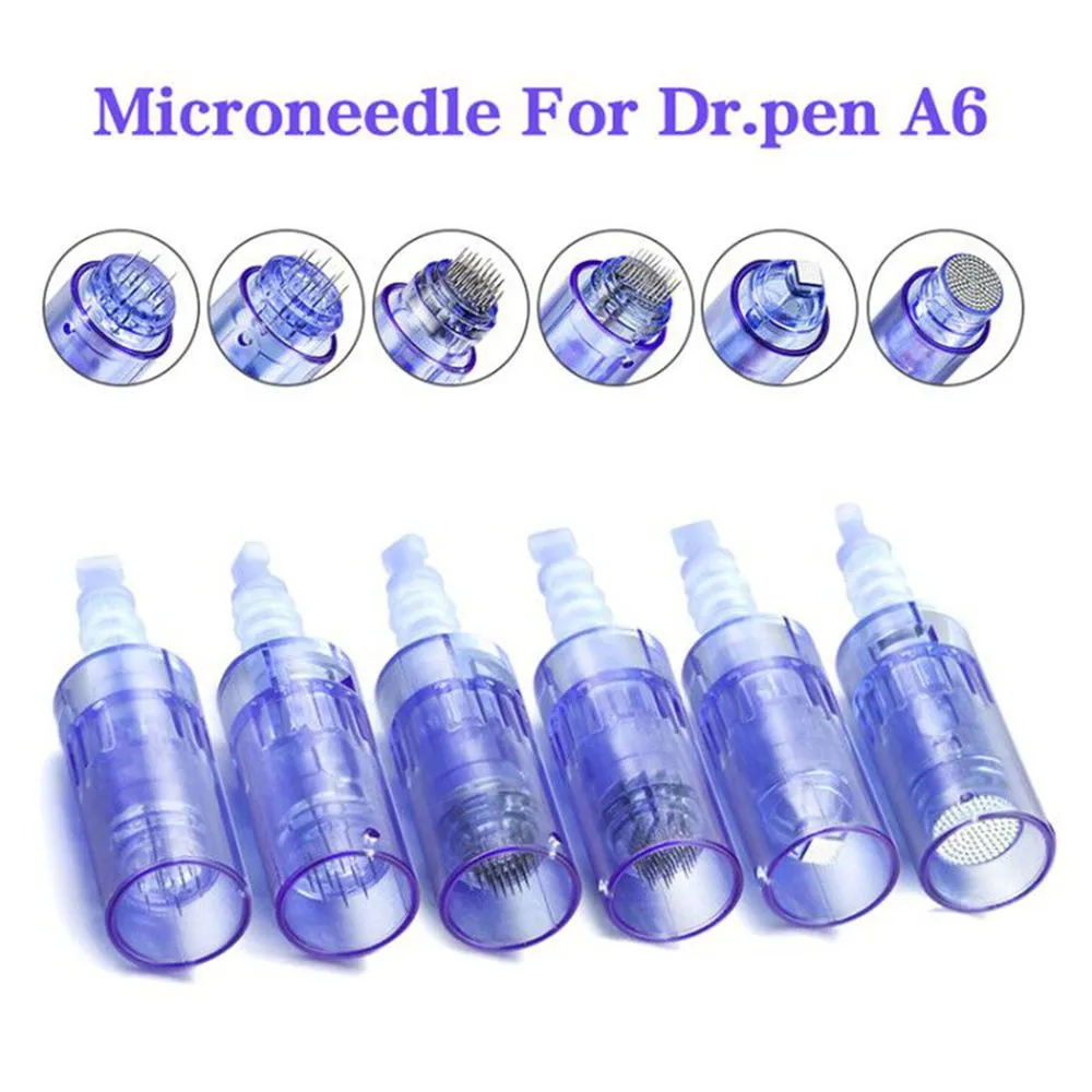 50PCS / LOT Nålpatron 9/12/36 42 Pins för Dr.Pen Derma Pen Microneedle Roller Uppladdningsbar Dermapen