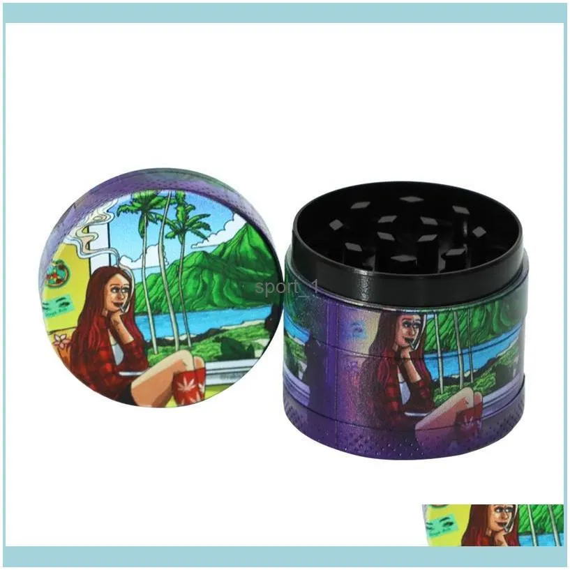 Lady Hornet Series 40mm Zinc Alloy Smoke Grinder Painted All-Inclusive cigarette Grinders