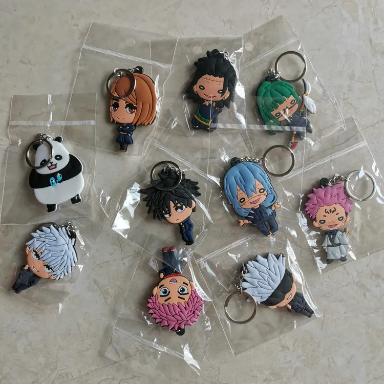 Anime pvc keychain deals