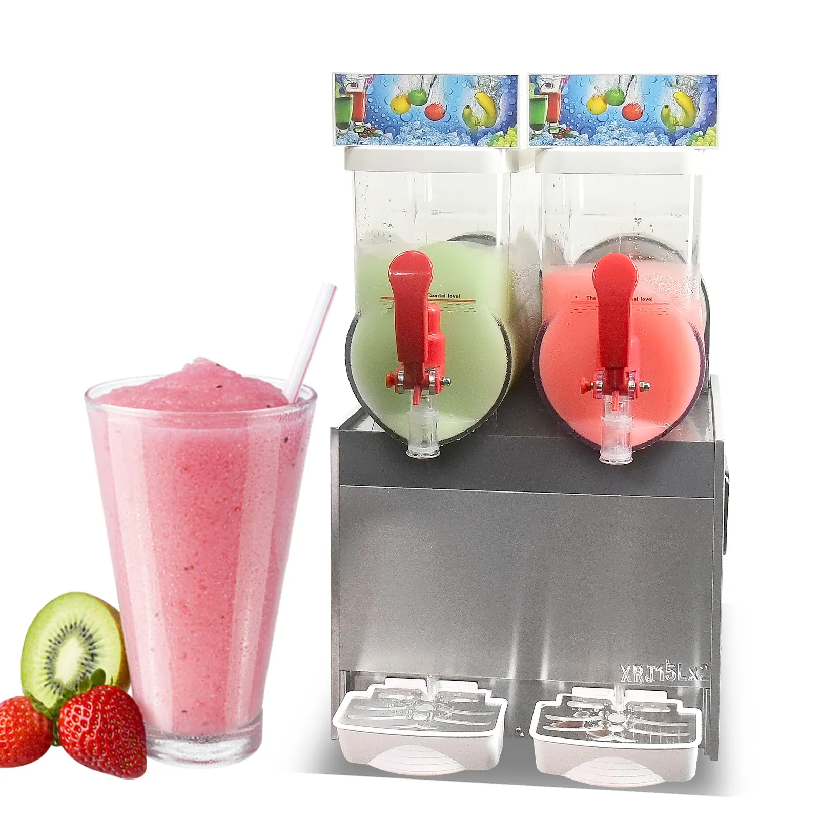 Free shipment to USA Kitchen 110V smoothie frozen drinks machine margarita cooling slush slushie slurpee maker