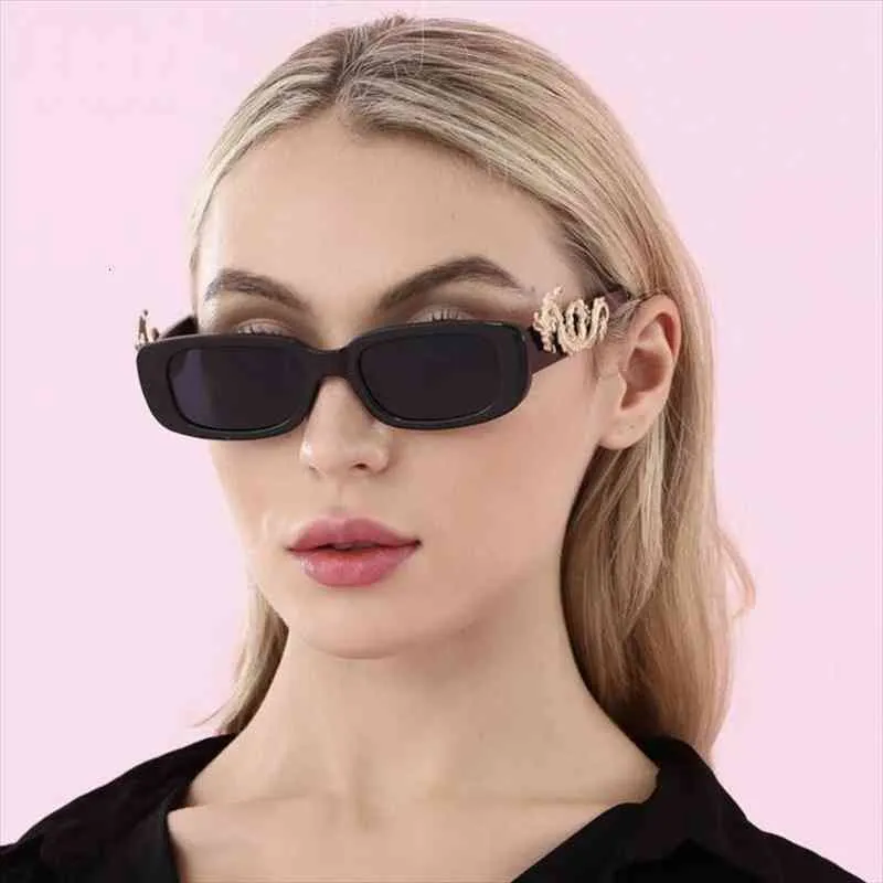 Amerikaanse magazijn rechthoek vintage zonnebril vrouwen punk retro kleine zonnebril merk designer steampunk brillen dierlijke totem eyewear