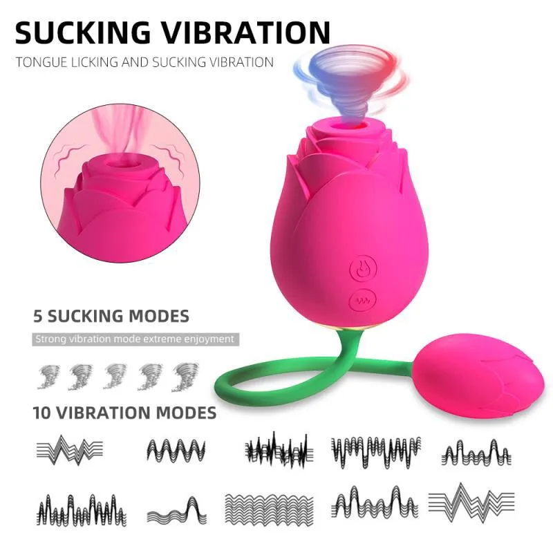 sexy intimate clothing Rose Shape Vibrators For Women Vaginal Sucking... From Youmvp, $18.86