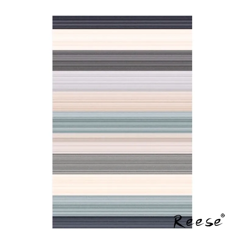 Bureau d'art moderne Tapis de couverture japonais imperméable pour salon tissu noir et blanc à motifs colorés tapis de décoration d'intérieur 210317