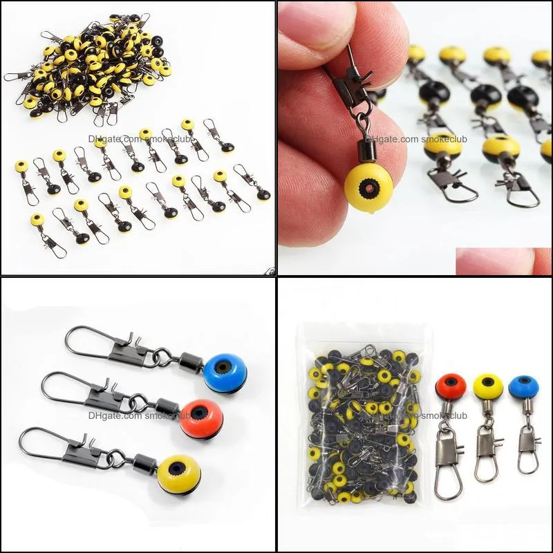 Fishing Accessories Connector Float Rolling Swivel Supplies With Box Carry Sea
