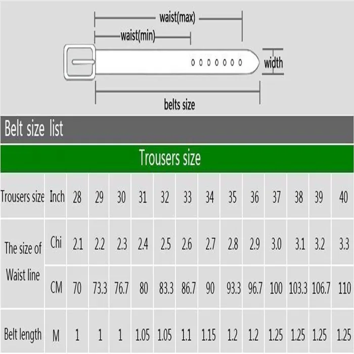 Waist Belt 125cm In Belt Size Golf Belt 125cm Belt Waist Size 105