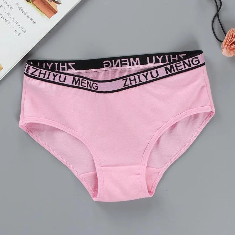 2021 Teen Girls Cotton Knickers Underwear Boxer Pure Cotton Ladies Briefs  Big Thong XL Kids Undergarments From Mobeisiran, $14.04