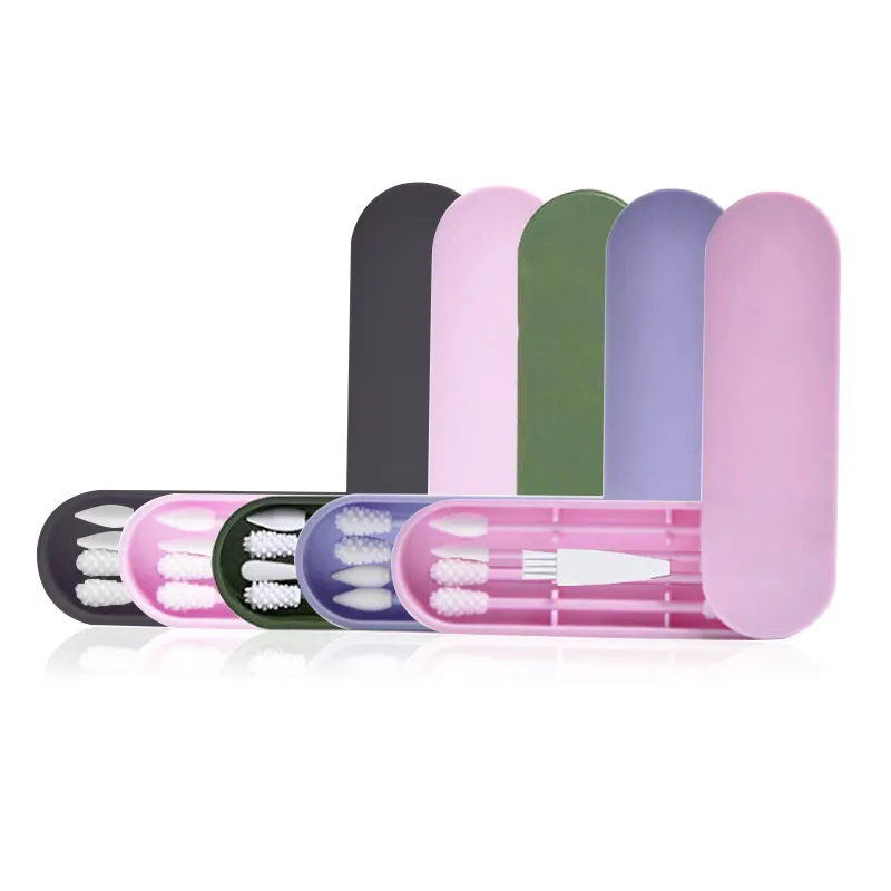 Reusable Swab Applicators Double Head Ear Cleaning Cosmetic Silicone