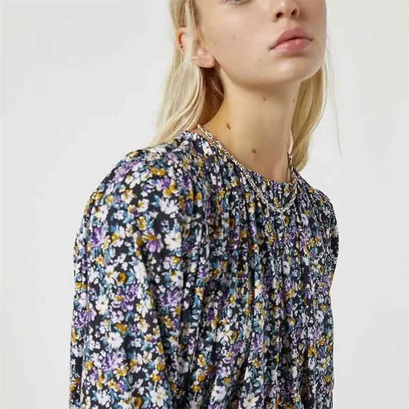 Compre Mujeres De Manga Larga Para Mujer Vestido Elegante Floral Impreso  Con Cremallera Con Cremallera Con Cremallera Lateral Fresca 210422 A 21,57  € Del Mu02 | Es.Dhgate.Com