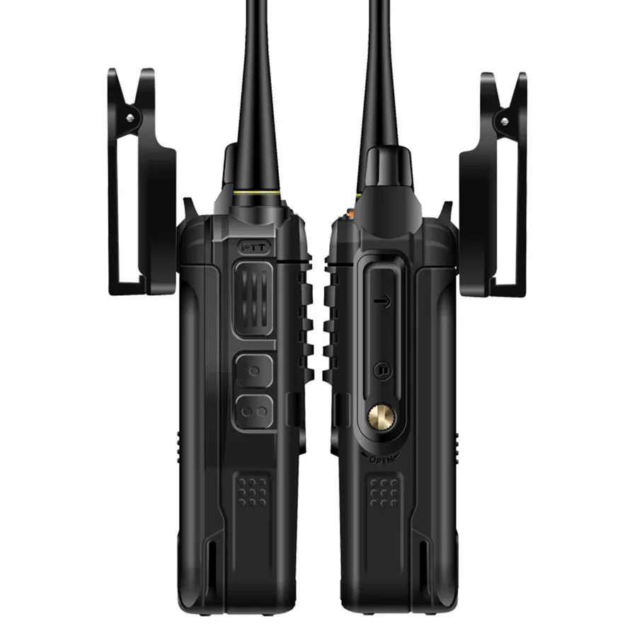 2* Talkie Walkie baofeng bidirectionnelle 10km avec radio IP67 Étanche  VHF/UHF 128 Canaux Double 10W