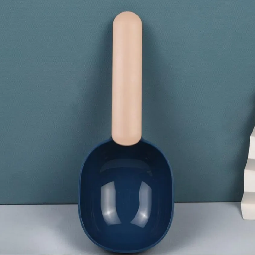 Pet Spoon Universal Dog Cat Shovel Large Capacity Thickening Mutli-function Feeding Scoop Teddy Grains Snack Bag Clip ZYY785