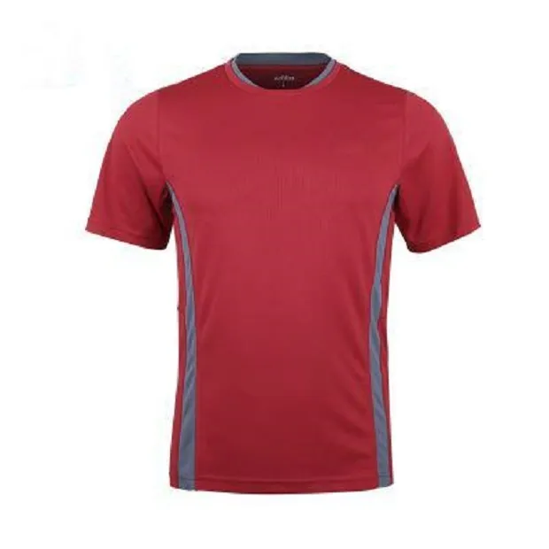 Män Mörkblå Kortärmad Soccer Jersey Team Training Uniform Football Match Shirt Quick Dw