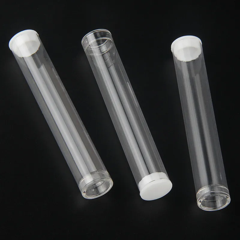 Cartouches de vape Accessoires d'emballage Tube en plastique transparent PP Emballage de conteneur de vaporisateur pour réservoir de vapeur vide E Cig Verre en céramique CE3 Clearomizer ouvert