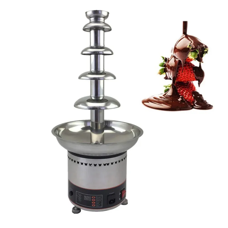 110v 220v Electric 5 Tiers Party Hotel Commercial Chocolate Fountain MYY2319A
