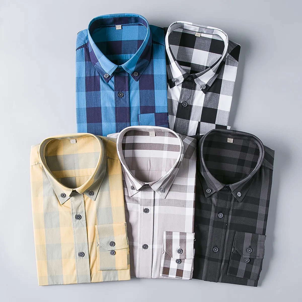 Mens Dress Designer Casual Slim Fit Long Sleeve Business Shirt Male Dot Print Autumn Formal Cotton Men Brand#80
