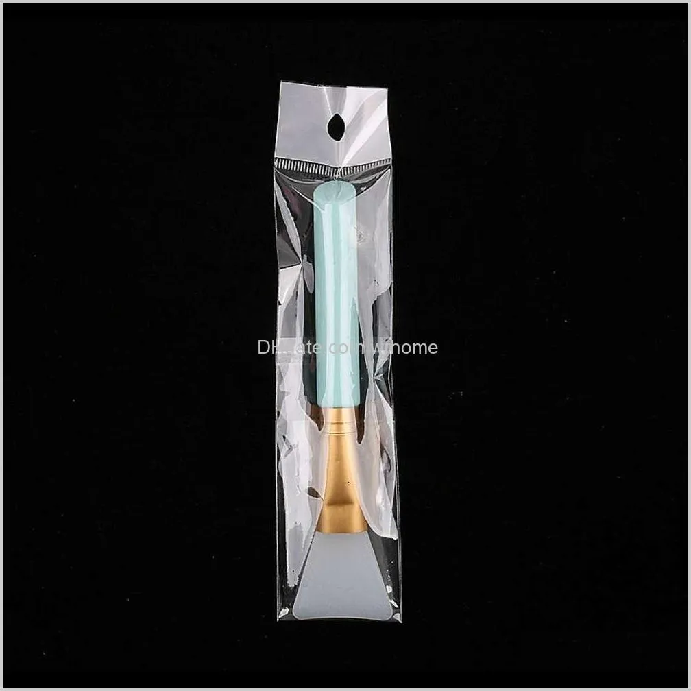 Silicone Mask Brush DIY Soft Facial Face Mask Mud Mixing Skin Beauty Foundation Cleaning Tools Opp Bag Pack WX9-1301