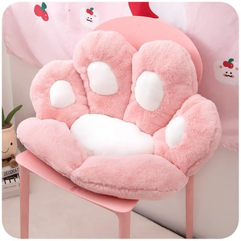 Cat Paw Cushion Chair Pillow, Comfy Soft Cat Paw Chair Cushions For Girls  Gift, Cute Large Lazy Sofa Seat Cushion For Home Bedroom Office Decoration
