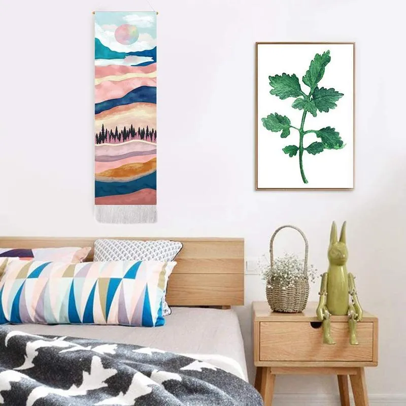 Paintings Narrow Tapestry Wall Hanging Long Landscape Painting