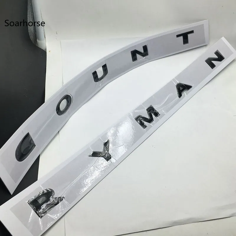 BMW Mini Countryman Coopers için Yüksek Kalite Metal Arka Bagaj Kelime Harfleri Çıkartma Rozeti Emblem Logo Çıkarmaları191W
