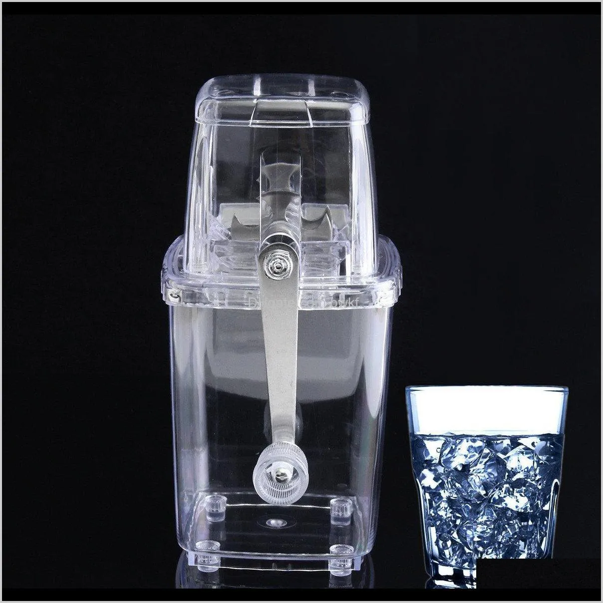 eco-friendly ice crusher manual shaver grinding plastic summer snow candy maker house home party diy ice cream candy frappe