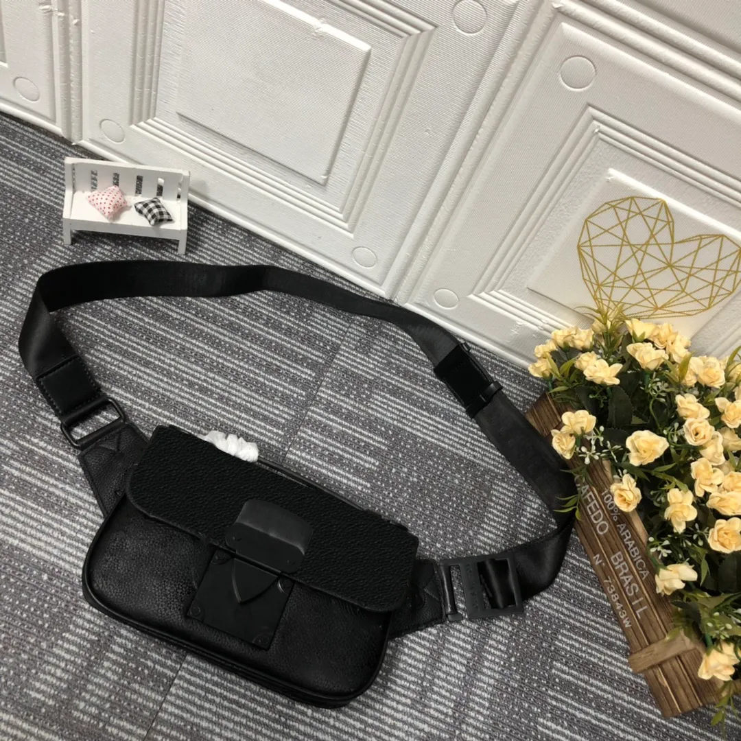 Bumbag Leder Taillenbeutel Klassische Designerinnen Frauen Bag Lock Sling Men Fanny Pack mit Kasten