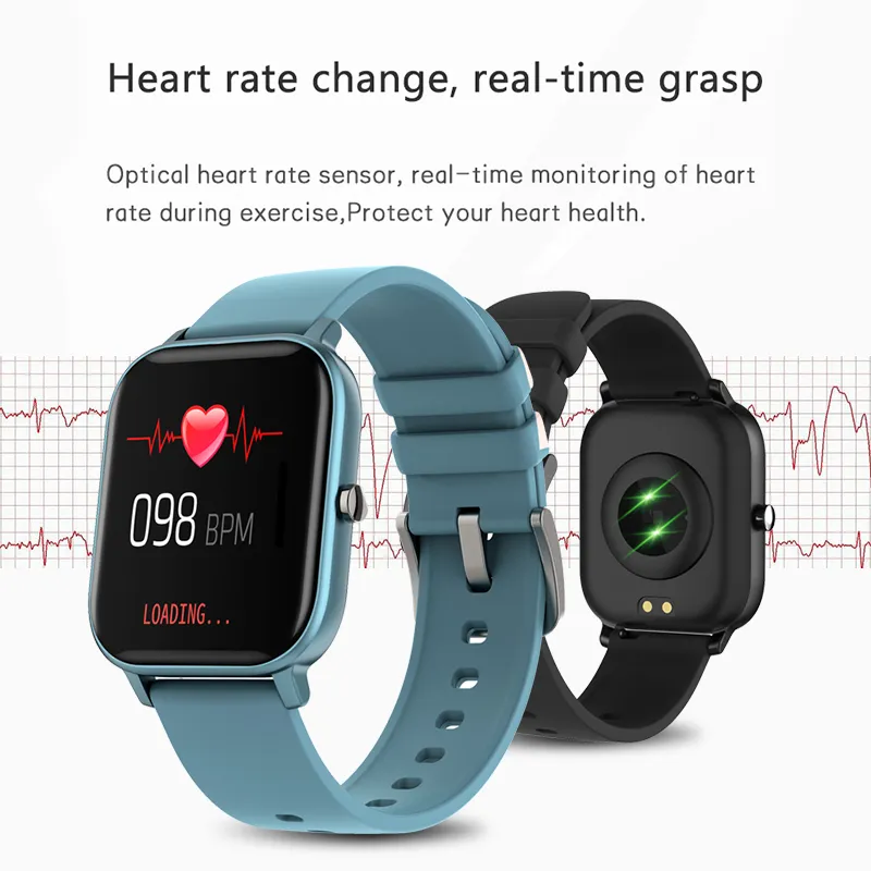 Reloj inteligente D8 para mujer, rastreador de actividad física resistente  al agua, monitor de salud para frecuencia cardíaca, oxígeno en sangre y  sueño, reloj inteligente con pantalla táctil de 1,43 pulgadas para