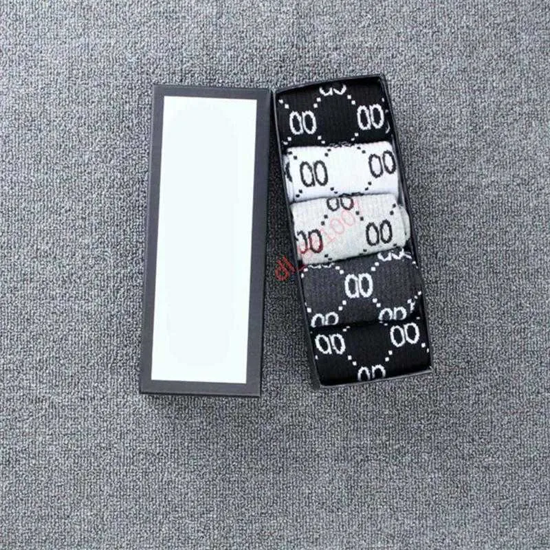 Womens sport letter g socks 100% Cotton wholesale Couple women designer sock calcetines calzini with box