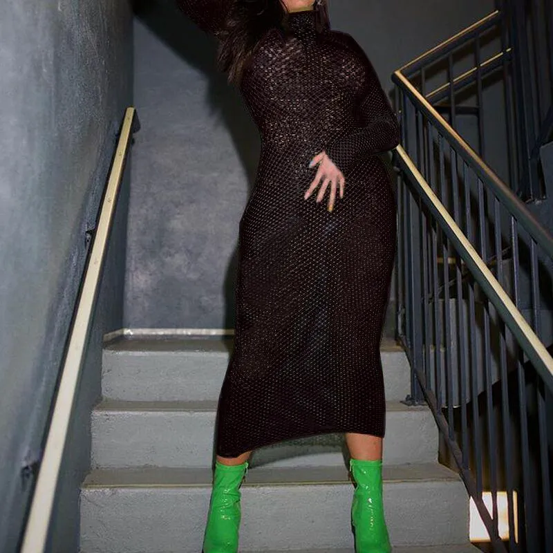 afrm long sleeve dress Shailene Dress main image 1